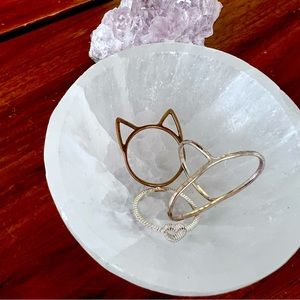 Various ring! Mix and match, silver and gold